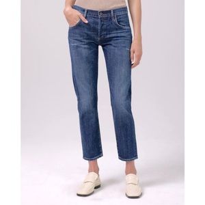 Citizens of Humanity Emerson Slim Crop Boyfriend Jeans, size 28